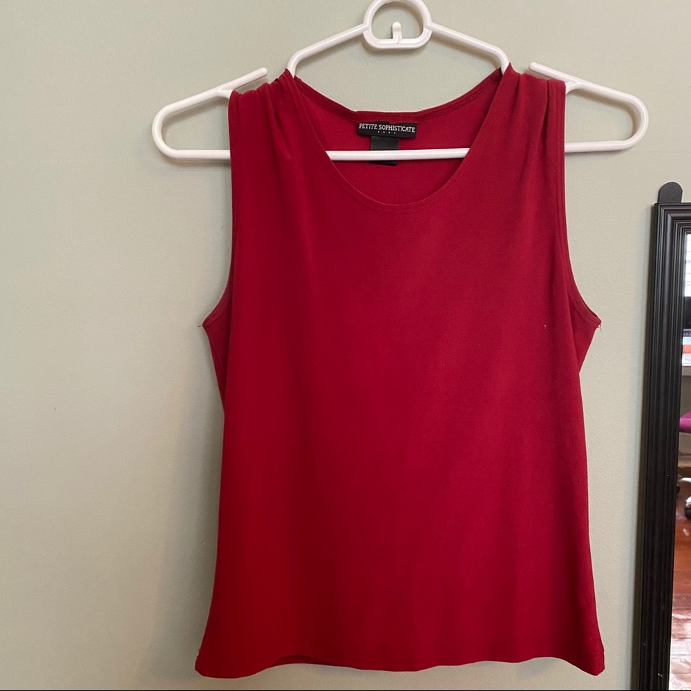 Vintage Red Tank Top